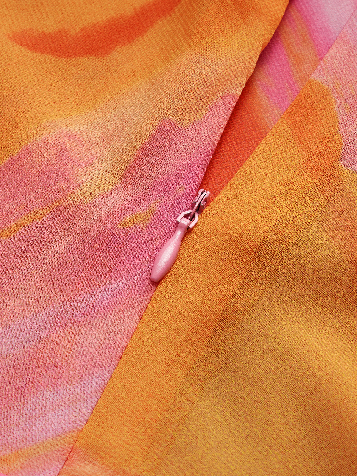 Semi-Sheer Halter Backless Tie Dye Short Dress