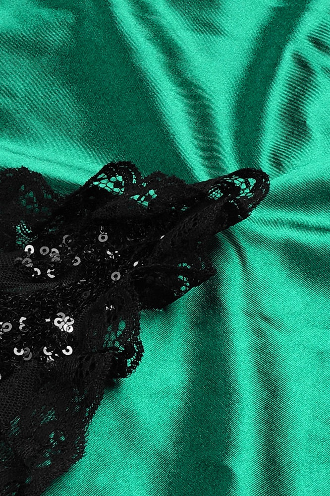 Susanna V-neck Sequin Embellished Maxi Dress