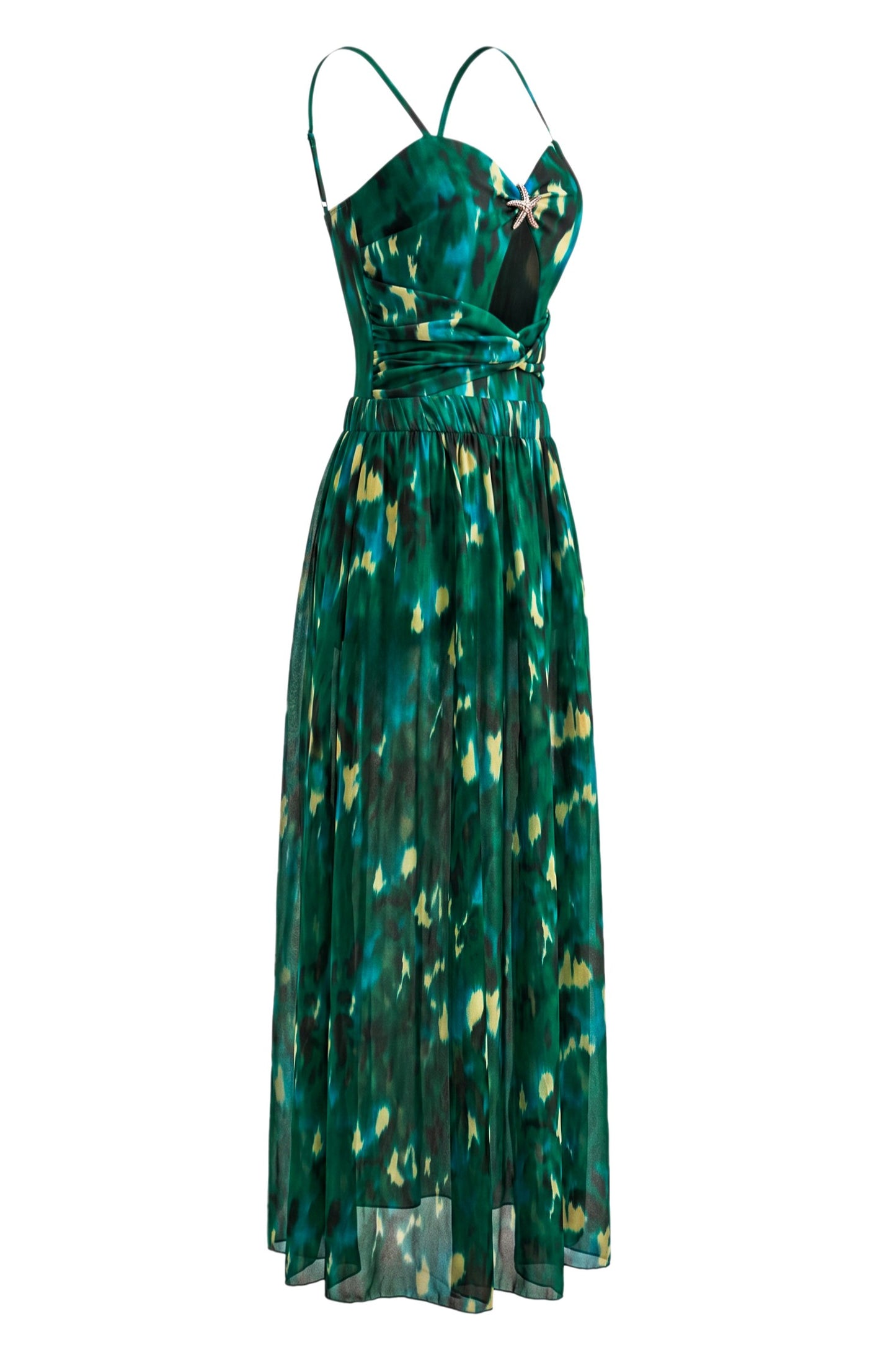 Printed One-Piece Swimsuit With Cover Up Set