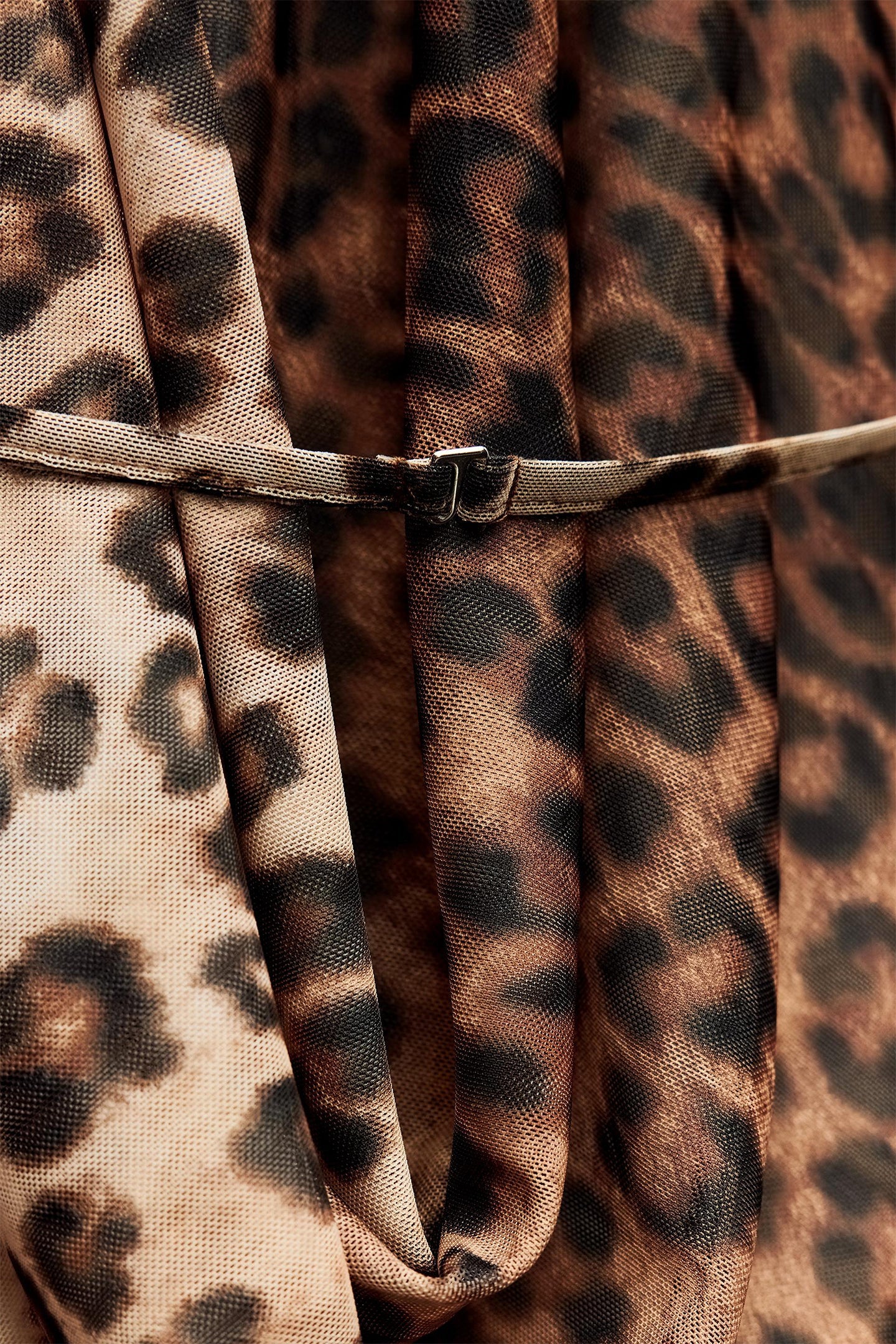 Marina Leopard Print Halter Maxi Dress