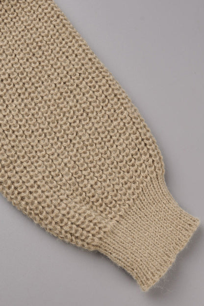 Casual Solid Slit V Neck Sweaters(7 Colors)