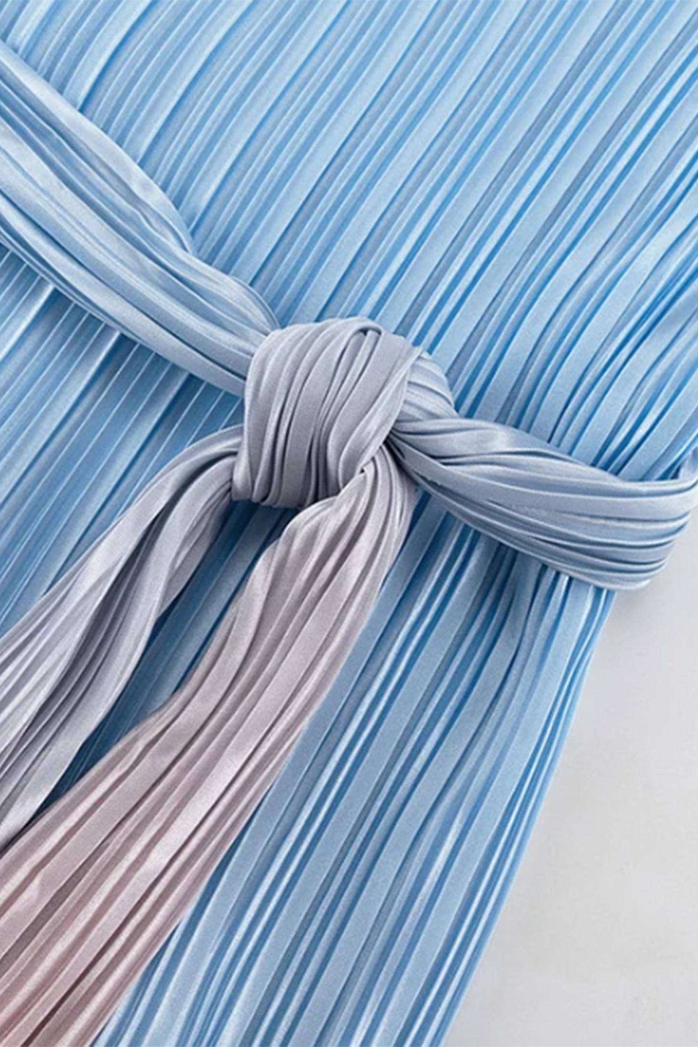 Claire Pleated Gradient Maxi Dress