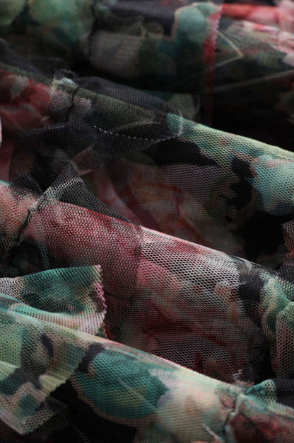 Nola Ruched Floral Maxi Dress