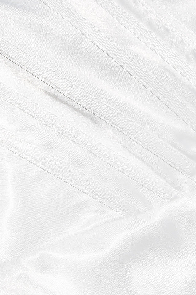 Nalita Vintage Cream Beaded Strapless Dress