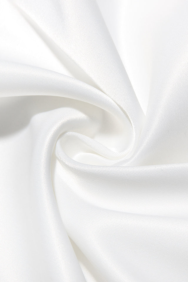 Nalita Vintage Cream Beaded Strapless Dress