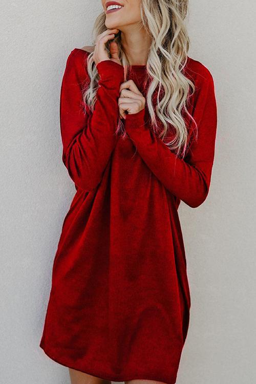 New Casual Pocket Dress