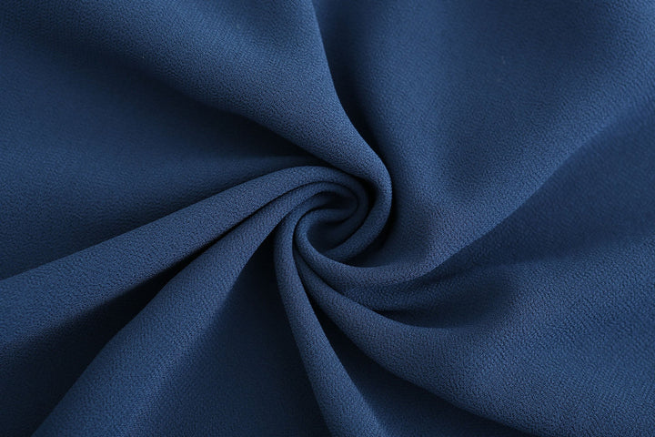 Short Sleeve Solid Color Midi Dress