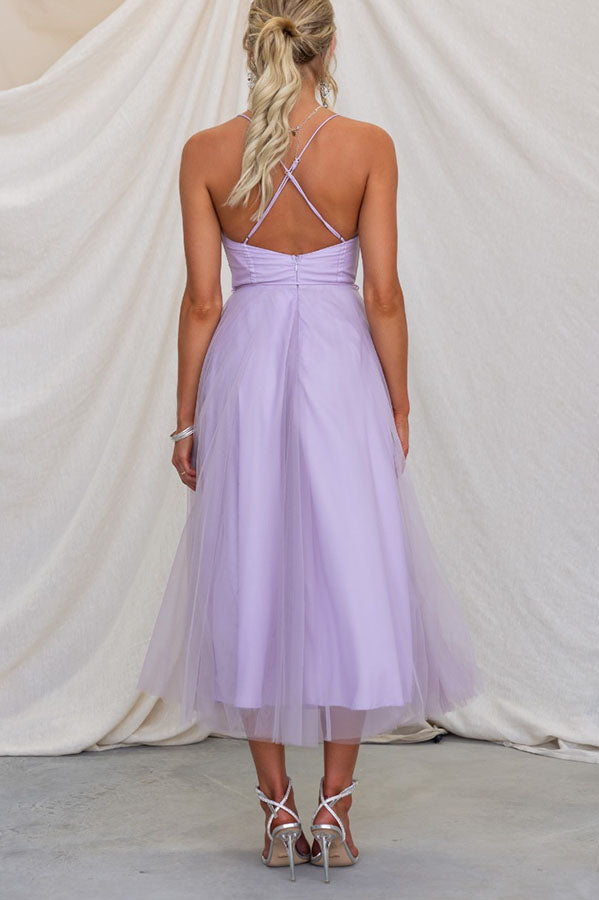 modern day princess chiffon dress Modern-day Princess Chiffon Suspenders Party Maxi Dress roschic