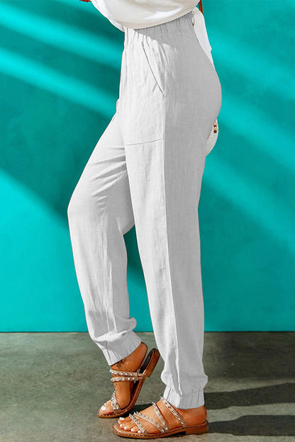 Streets of Memories Pocketed Cotton Blend Pants