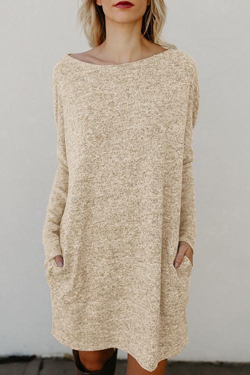 New Casual Pocket Dress