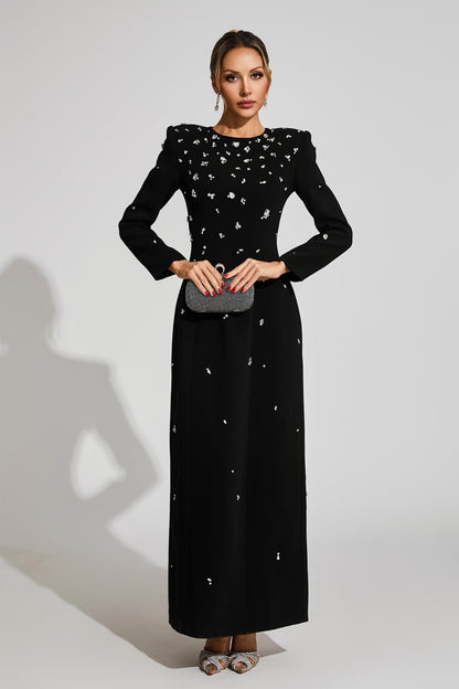 Dunlop Black Diamond Long Sleeve Dress