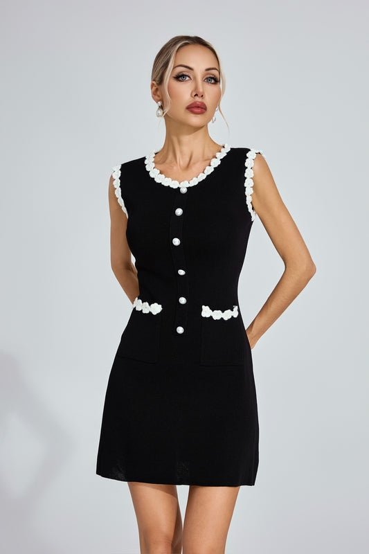 Ingersoll Black Knit Mini Dress