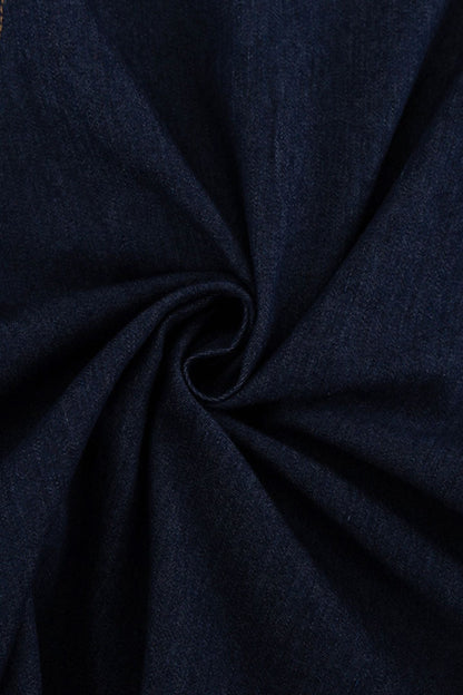 Lena Puff Sleeve Denim Mini Dress