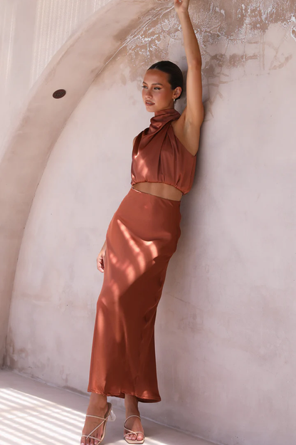 Esther Top + Maxi Skirt Set