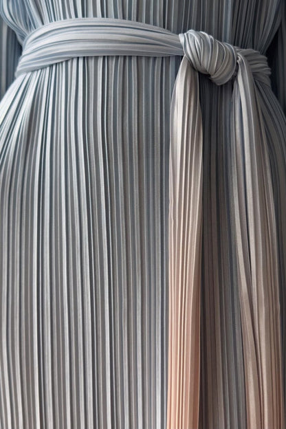 Claire Pleated Gradient Maxi Dress