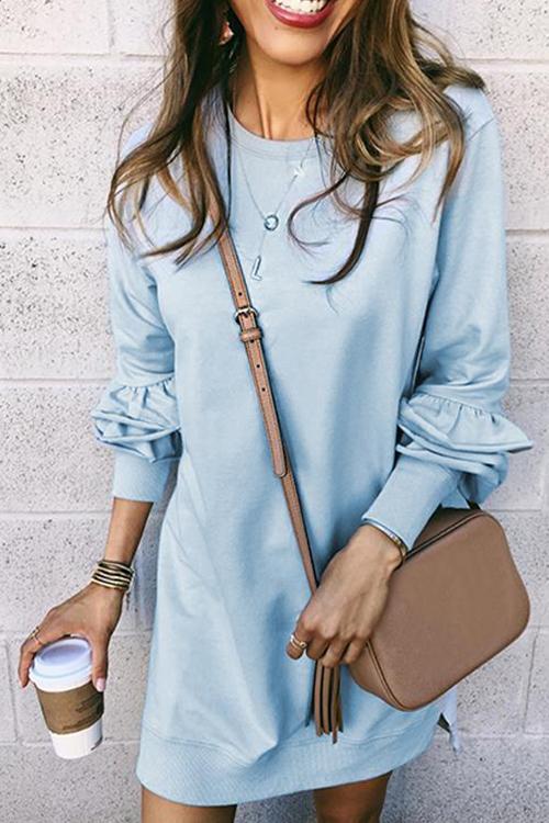 Heaps Sleeves Moving Castle Mini Dress