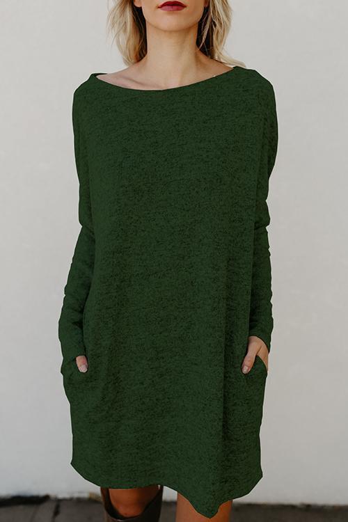 New Casual Pocket Dress