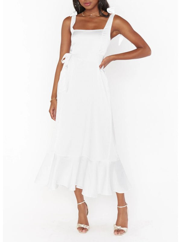 Women's Elegant and Fashionable Commuter Slit French High-end Sense Dress