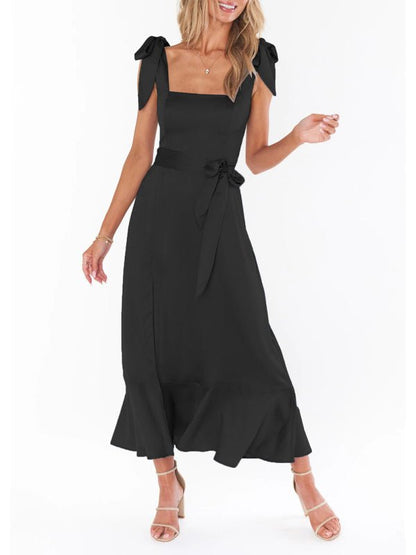 Women's Elegant and Fashionable Commuter Slit French High-end Sense Dress