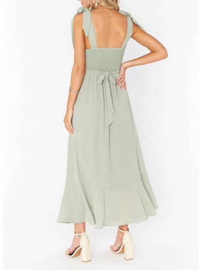 Women's Elegant and Fashionable Commuter Slit French High-end Sense Dress