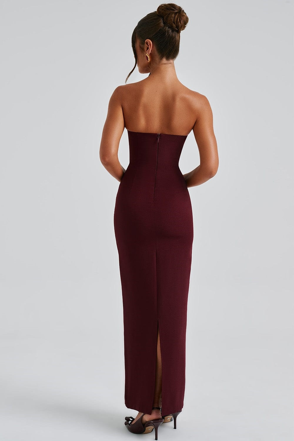 Martina Strapless Maxi Split Dress