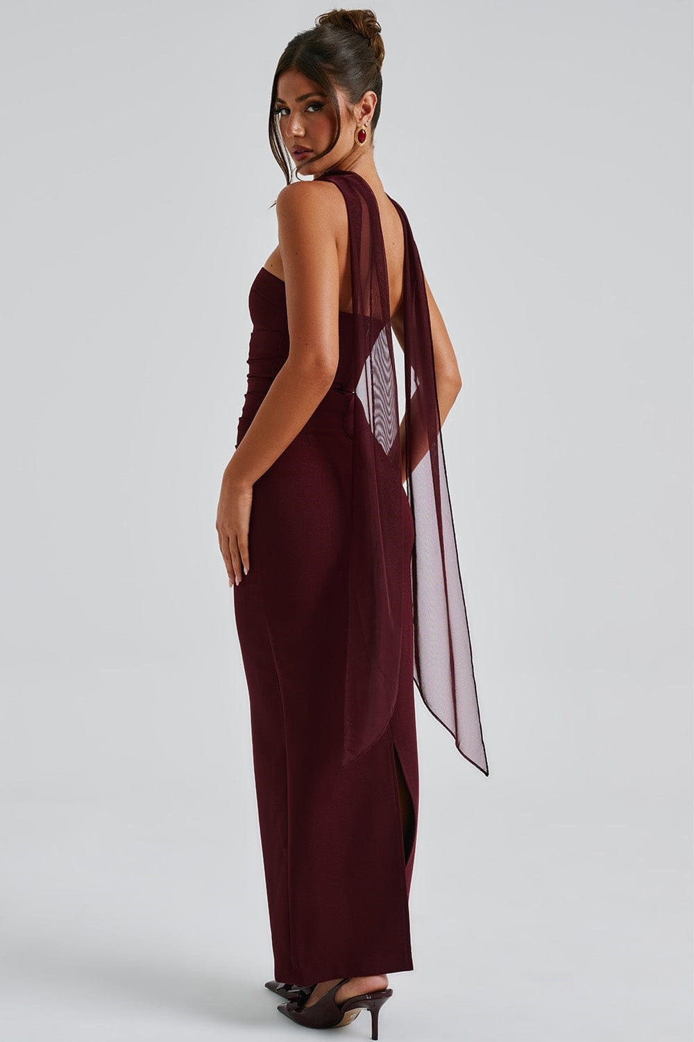 Martina Strapless Maxi Split Dress