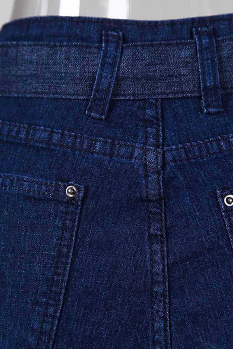 Noveify Denim High Waist Bell-Bottom Jeans