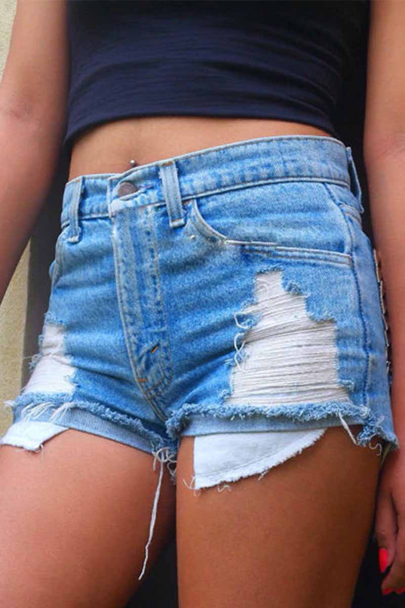 Noveify Regular Waist Hole With pocket Casual Jeans