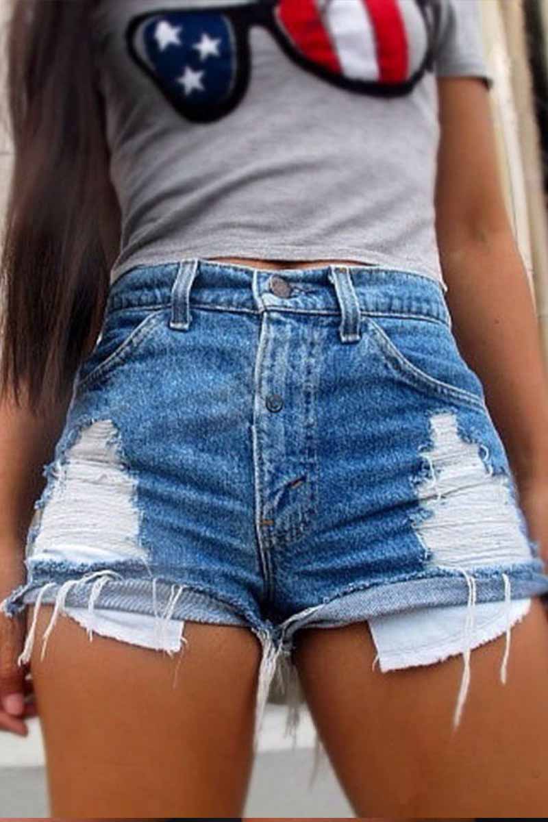 Noveify Regular Waist Hole With pocket Casual Jeans